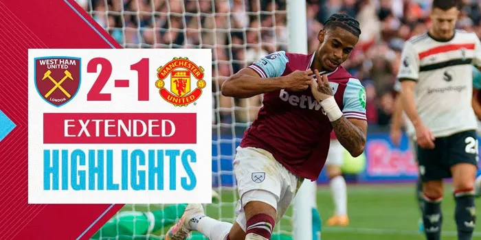 Liga Inggris - West Ham Tundukkan Manchester United 2-1