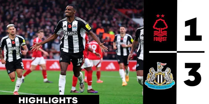 Liga Inggris - Nottingham Forest Harus Mengakui Keunggulan Dari Newcastle Usai Kalah 1-3